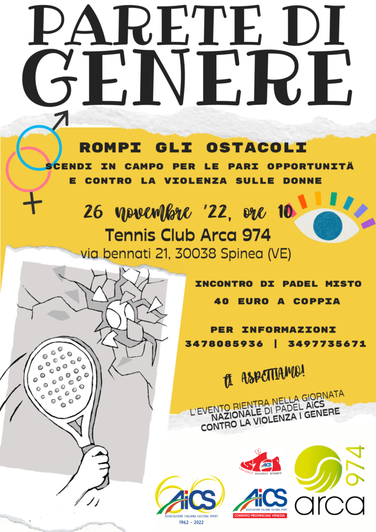 PARETE di GENERE – Torneo di Padel misto Spinea – Venezia